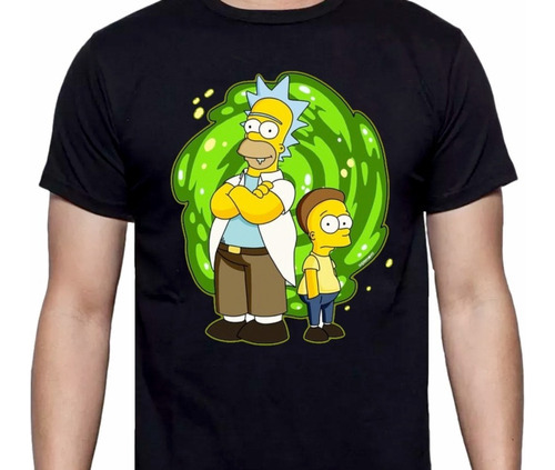 The Simpsons - Rick & Morty - Serie Tv -polera - Cyco Record