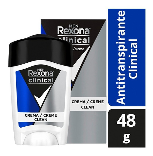 Antitranspirante En Crema Rexona Clinical Men 48 g