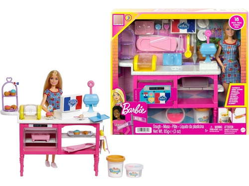 Barbie Profesiones Set Cafetería Y Panadería Diseños Pan