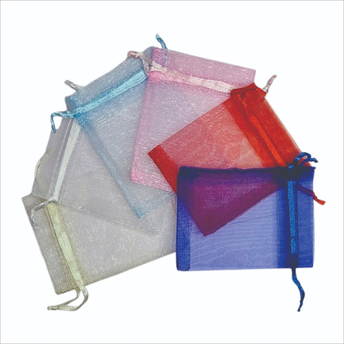 Bolsa Organza Tul 7x9cm 1000u Souvenir Candy Regalo X Mayor Blanco Bo7x9bl
