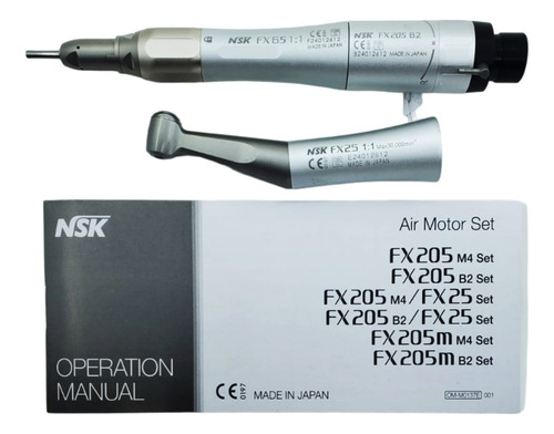 Kit Nsk Caneta Baixa Rotação  Ex203 Set  Push Button #tpo3