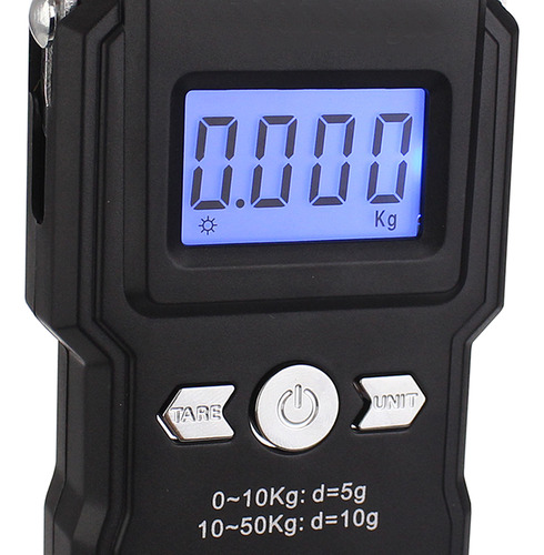 Báscula De Pesca Digital Electrónica, 110 Libras, 50 Kg, Col