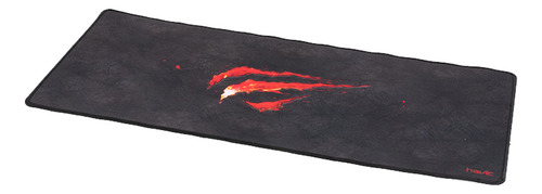 Mouse Pad gamer Havit HV-MP861 Gamenote de borracha e tecido gg 300mm x 700mm x 3mm black/red