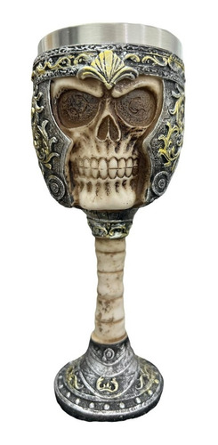 Copa Caliz Calavera Copa Vikingo Gotica Esqueleto Resina