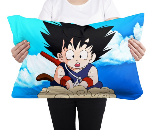 Cojin Almohada Goku Niño Dragon Ball Anime Poliester Hogar