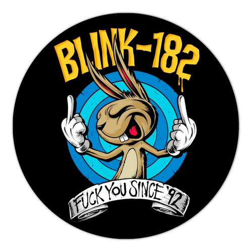 #923 - Cuadro Decorativo Vintage Blink-182 Punk Rock Música 