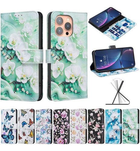 B Funda De Teléfono Tipo Cartera Para Honor X8c, Funda De Piel Sintética Con Función Atril, Ranuras Para Tarjetas,