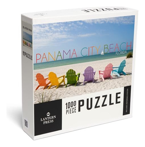 Puzzle Panama City Beach, Florida, Coloridas Sillas De P