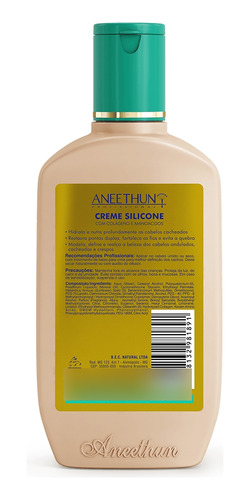 Creme De Silicone Aneethun Linha A Cachos 250ml