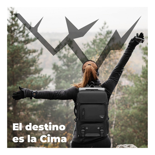 Mochila De Viaje Grande E Impermeable Con Puerto Usb Lextt