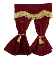 Comprar Casa Para Muñecas Y Muñecos, Cortinas Miniatura