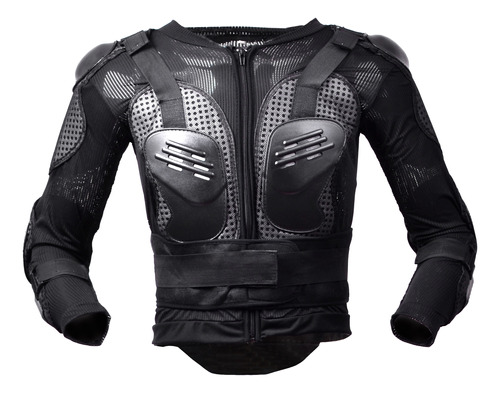 Chaqueta Protectora Motocross Racing Armor Negra