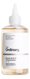 Loción Glycolic Acid 7% Toning Solution The Ordinary Exfoliante noche para todo tipo de piel de 240mL/306g 15+ años