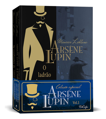 Coleção Especial Arsène Lupin - I, de Leblanc, Maurice. Editorial TRICAJU, capa mole em português, 2022