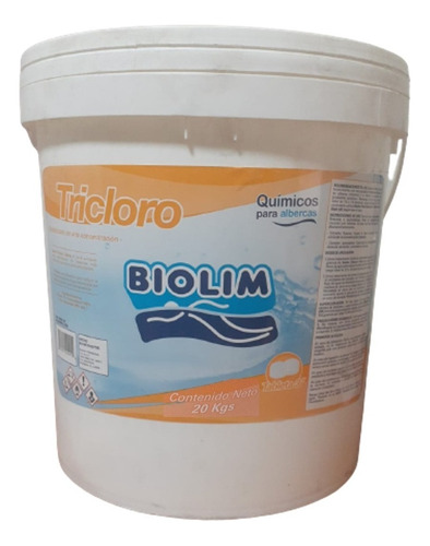 Tricloro Tableta 3 Pul (20 Kg) Biolim Cloro Para Albercas