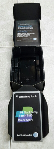 Caja Vacia De Blackberry Torch 9810 At&t + Instrucciones