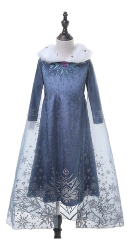 Fwefww Frozen Elsa Role Play Dress Niñas Anna Princesa