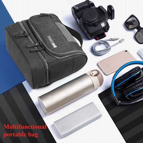 Bolsa De Viaje De Maquillaje Y Aseo De Gran Capacidad Para T