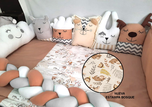 Set Chichonera Mas Acolchado Funcional Modelo Animalitos