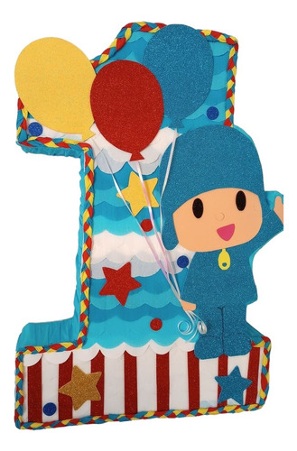 Piñata Pocoyo Y Sus Amigs Personalizada Cumpleaños Modelo 4