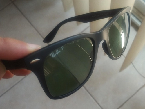 Lentes Ray Ban Polarizados  Lite Force Negros Wayfarer Origi