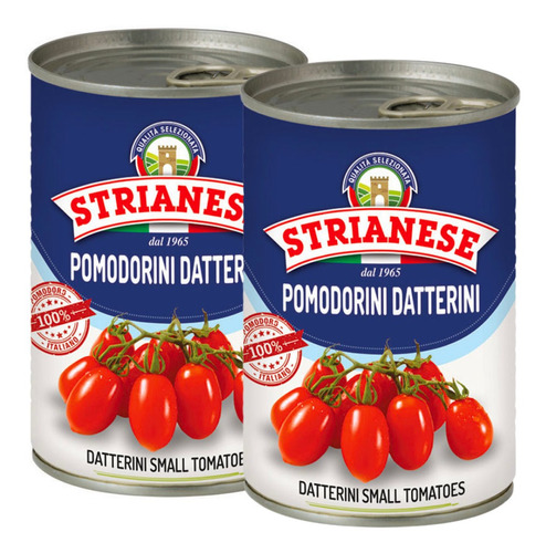 Pomodorini Datterini Strianese 400 Gr. Pack X2