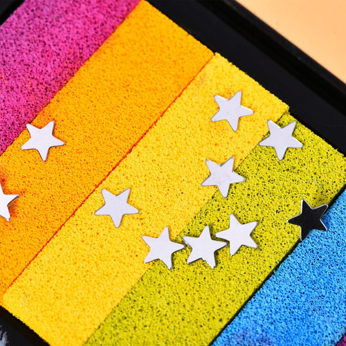 Confetti Mini Estrellas Plateadas 6mm 30gr.