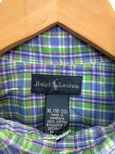 Camisa Ralph Lauren Cuadrille Hombre (Usado)