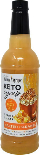 Jordan's Skinny Keto Syrup Salted Caramel Mct Oil 750 Ml