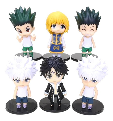 Figuras De Hunter X Hunter 8cm Coleccion Completa Pvc Anime 