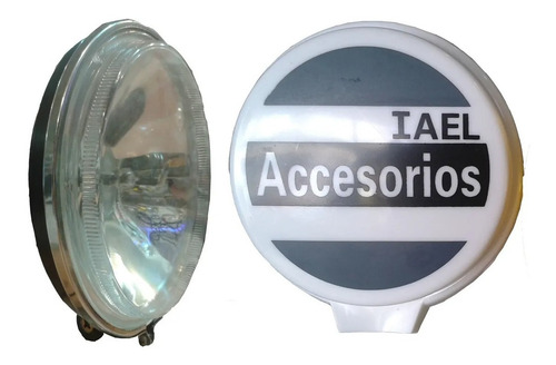 Imagen 1 de 10 de Faro Auxiliar 4x4 Metalico 160x65 Con Tapa Pvc Cristal
