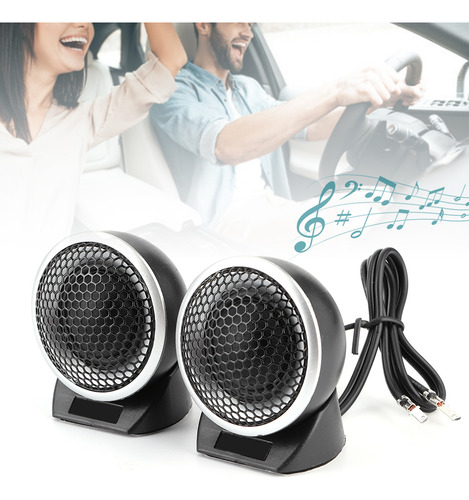 Tweeter Para Coche, 2 Parlantes De 150 W, 92 Db, Minibocina