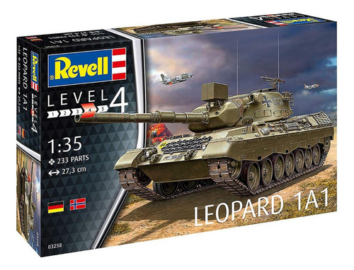 Tanque Leopard 1a1 Revell 3258 Escala 1/35 Para Armar Maquet