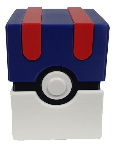 Deckbox Pokemon Pokeball Superball Para Cartas