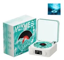 Comprar The Waves Reproductor De Discos De Vinilo Retro Bluetooth