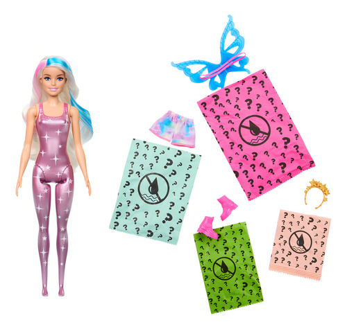 Barbie Color Reveal Muñeca Arcoíris Sorpresapara Niñas