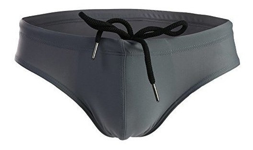 Código De Verano Mens Swim Sólido Breves Drawstring Fzsfd