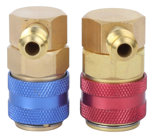 Acoplador R134a De 90 Grados Con Conector Rápido De Aire Aco