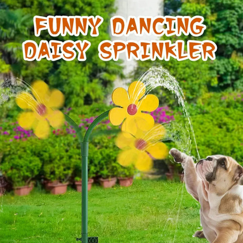 Aspersor Giratorio De Agua Crazy Daisy Para Diversión Al Air