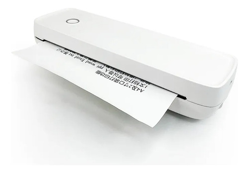 Impresora Térmica Portátil A4 Directa Bluetooth Usb Blanco
