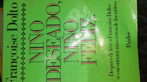 Niño Deseado Niño Feliz  Francoise Dolto D4
