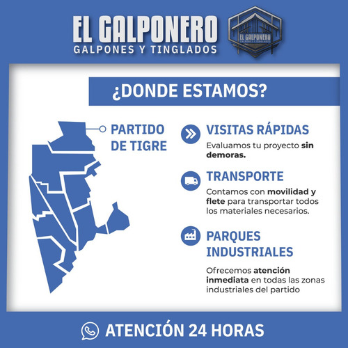 Tinglados Galpones Reparacion Techistas Zingueros Precios M2
