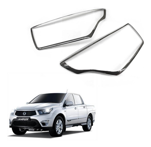 Bisel Delantero Ssangyong Actyon Sport Cromado