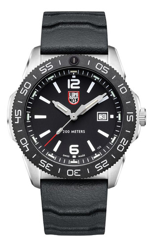 Reloj Luminox Pacific Diver 3121 Para Hombre Con Esfera Negr