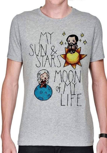 Playera Camiseta Moon Stars Sun Of My Life Khaleesi + Regalo