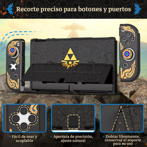 ' Capa Protetora Iine Zelda Hard Shell Para Switch Oled