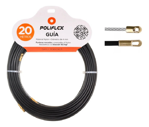 Guía Polyflex Nylon 4 Mm (20 Metros)