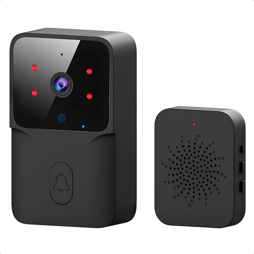 Interfone Campainha Wireless Inteligente Casa Áudio E Câmera