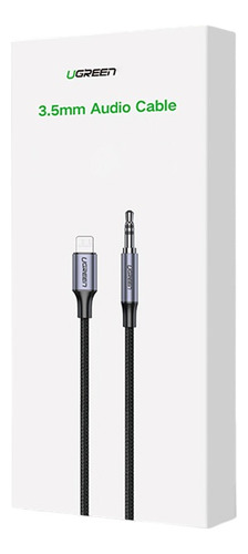 Premium Cable Hifi Certificado Mfi Lightning Macho 3.5mm Trs