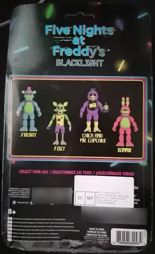 Five nights at freddy's blacklight action figures deals
